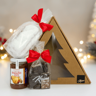 Dreieck Box Tanne +Fruchtaufstrich